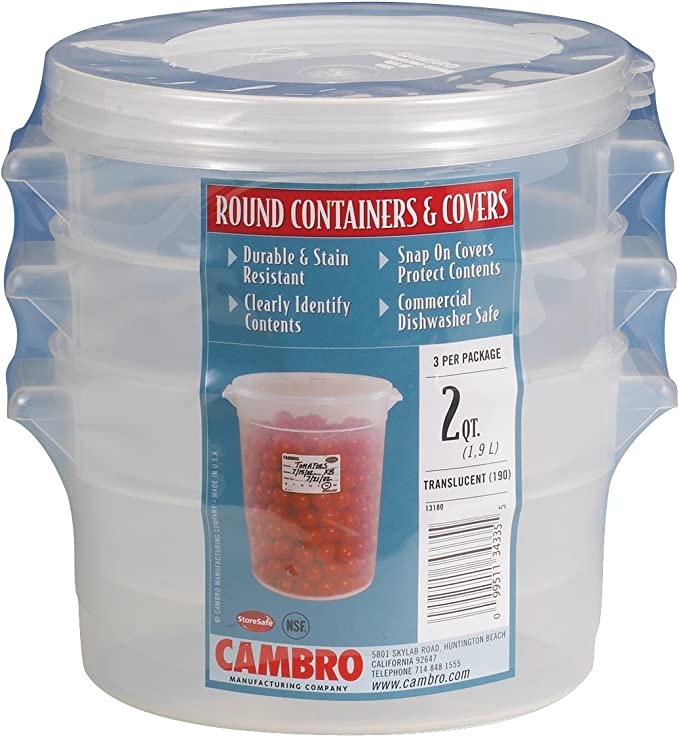 Collard Valley Cooks 
2 qt. Dry Storage Containers