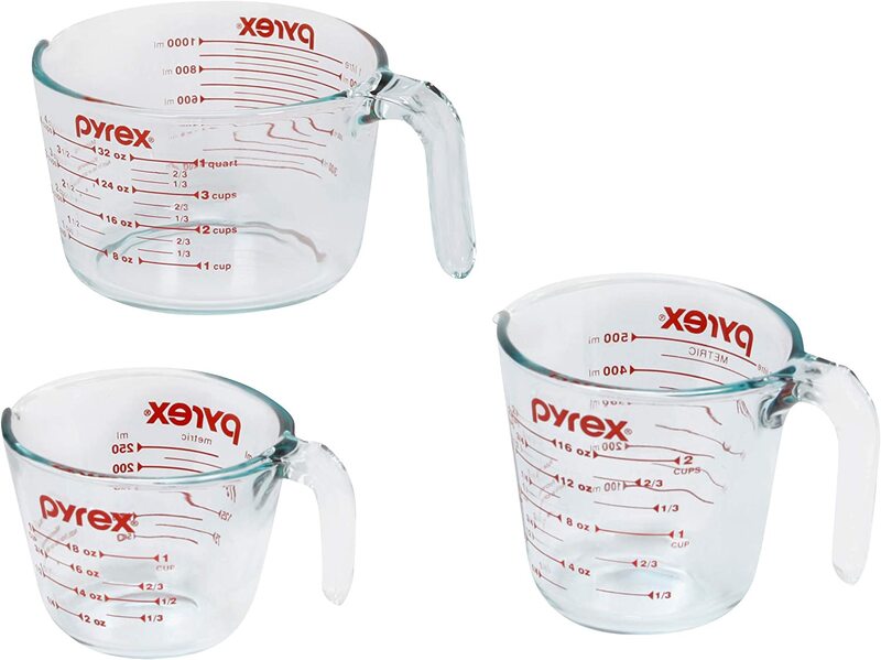 Collard Valley Cooks
Pyrex Liquid Measuring Cup Set