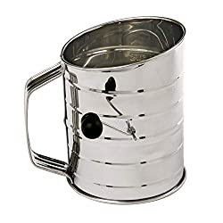 stainless steel crank sifter